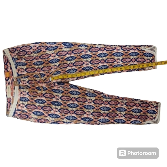 Pilcro Paz Ikat Joggers Royal Blue Sz 26 - Picture 13 of 16